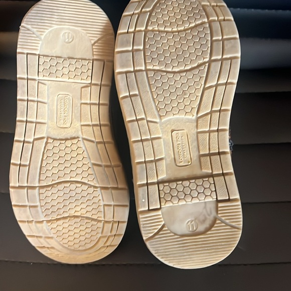 London Fog Brown Toddler Lace Boots - Picture 6 of 6